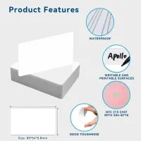 White NFC 215 Business Cards thumbnail 3