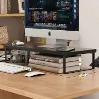 Multifunctional Monitor Stand & Desktop Storage Rack thumbnail 6
