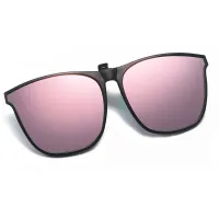 Polarized Clip-On Square Sunglasses thumbnail 4