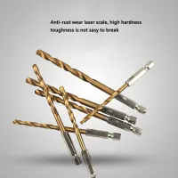 13-Piece Titanium Hex Drill Bit Set thumbnail 6