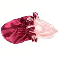 Two Tone Reversible Satin Sleep Bonnet thumbnail 4