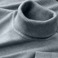 Men's Knitted Turtleneck Pullover Sweater thumbnail 3