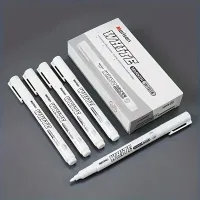 White Marker Pen Set Waterproof Permanent thumbnail 3