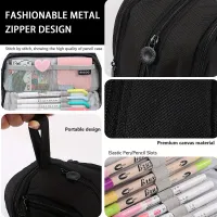 Large Capacity Pencil Case Multi-layered Compartments Handheld Pencil Pouch Student Stationery Organizer School Supplies Gift thumbnail 4