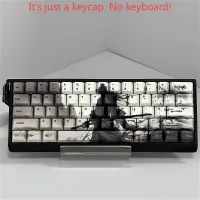Samurai PBT Keycaps - Black/White thumbnail 2