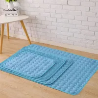 Pet Cooling Mat Ice Silk Summer Bed thumbnail 3