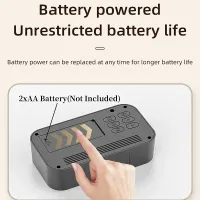 LCD Digital Alarm Clock with Temp thumbnail 5