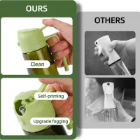 Olive Oil Sprayer Bottle Dark Green thumbnail 2