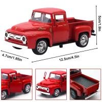 Red Alloy Toy Truck for Kids 2-8 thumbnail 4