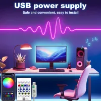 RGBIC Neon LED Strip Lights with Music Sync thumbnail 3