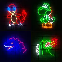 Anime Dinosaur Neon Sign LED Light thumbnail 1