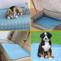 Pet Cooling Mat – Summer Ice Silk Bed thumbnail 2