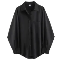 Women's Oversized White Button-Up Tunic Shirt thumbnail 5