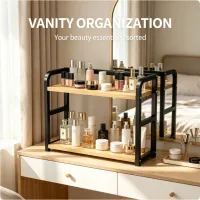 2-Tier Metal Kitchen Counter Shelf thumbnail 1