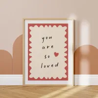 "You Are So Loved" Canvas Print thumbnail 3