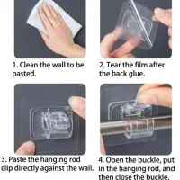 No Drill Curtain Rod Brackets thumbnail 6