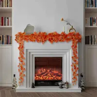 Artificial Maple Leaf Fall Garland thumbnail 4
