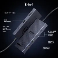 UGREEN 8-in-1 USB C Hub Adapter thumbnail 2