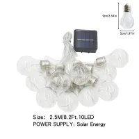 LED Clear Bulb String Lights thumbnail 5