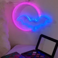 Bat Neon Moon Light - USB/Battery thumbnail 4
