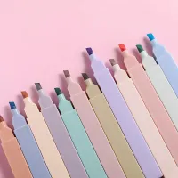 12 Colors Pastel Highlighters Set thumbnail 6