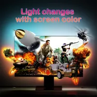 RGB Gaming Strip Light with Monitor Sync thumbnail 2