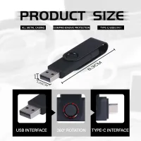 TYPE-C 2-in-1 Rotatable USB 3.0 Pen Drive thumbnail 5