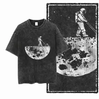 Astronaut Space Graphic Acid Wash Tee thumbnail 4
