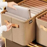 Fabric Foldable Storage Box Organizer thumbnail 3
