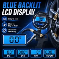 Digital Tire Pressure Gauge Inflator thumbnail 2