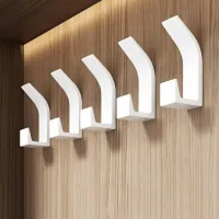 5Pcs No-Drill Wall Hooks Set thumbnail 4