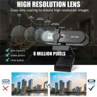 8K 4K USB Webcam with Mic & Autofocus thumbnail 4