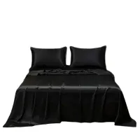 Silky Satin Cooling Bed Sheet Set thumbnail 1