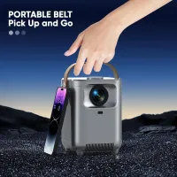 Portable WiFi Bluetooth Projector 1080P HD thumbnail 2