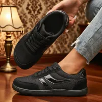 Women's Wide Toe Barefoot Canvas Sneakers thumbnail 6