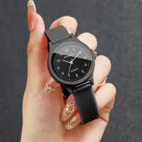 Arabic Dial Watch for Women – Minimalist Silicone Strap thumbnail 3