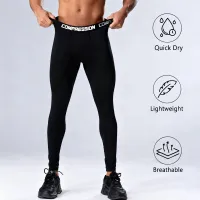 Men's Compression Leggings Quick Dry thumbnail 1