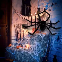 Giant Halloween Spider Yard Decor thumbnail 3
