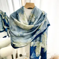 Luxury Silk Spring Scarf & Headband thumbnail 2