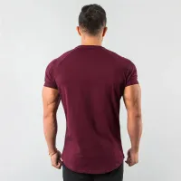 Men's Cotton Slim Fit Gym Tee thumbnail 4