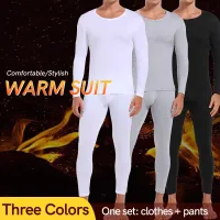 Men's Fleece Lined Thermal Underwear Set thumbnail 2