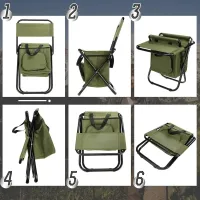 Folding Fishing Stool with Cooler thumbnail 3