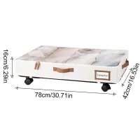 Wheeled Under Bed Storage Box thumbnail 6