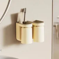 No Drill Toothbrush Organizer Rack thumbnail 3
