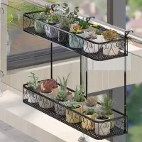 Multi-Tier Balcony Plant Shelf thumbnail 3