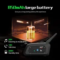 EJEAS V6 PRO+ Motorcycle Bluetooth Intercom thumbnail 2