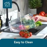 Clear Fridge Organizer Bins (2-Pack) thumbnail 3