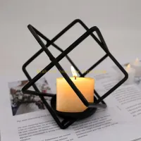 Nordic Geometric Candlestick Holders thumbnail 3