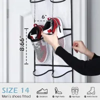 Over the Door 12-Pocket Mesh Shoe Organizer thumbnail 3