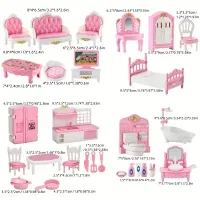 Mini Dollhouse Furniture Playset thumbnail 2